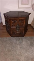 2 Broyhill wooden end tables