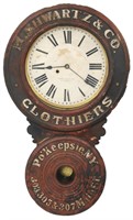 Baird Clothier Advertising Clock