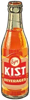 Orange Kist Bottle Embossed Advertising Sign