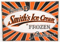 Double Sided Ice Cream Porcelain Advertising Sign