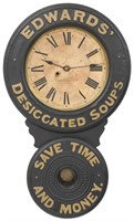 Baird Dehydrated Soup Advertising Clock