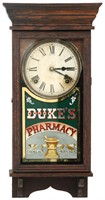 Duke's Pharmacy Session Advertising Clock