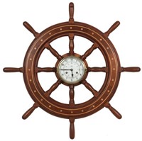 Swift & Anderson Ship's Wheel Clock