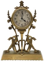 Chelsea Bronze Winged Griffin Mantle Clock
