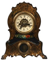 Miniature Iron Front Mantle Clock