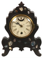 Miniature Cast Iron Lever Mantle Clock