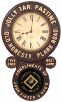 Early Baird Tobacco Advertising Clock