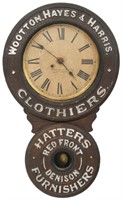 Baird Clothier Advertising Clock