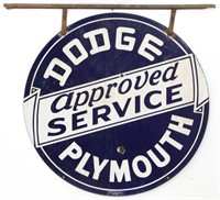 Dodge, Plymouth Auto Service Double Sided Sign