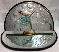 Erte Bronze Table Mirror, Joy Of Life