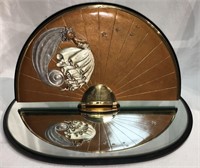 Erte Bronze Table Mirror, Papillon