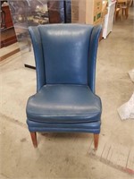 Blue wing Back chair