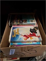 Box of vHS Disney movies