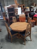 5 piece dining set with one extension