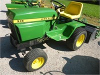 John Deere 316 and Attachments