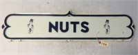 "NUTS" PLASTIC SIGN