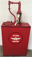 "FLYING A GASOLINE" PUMP TANK