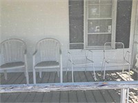 Four Chairs On Porch