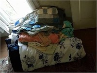 Linens And Quilt Top As Shown