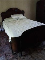4 Pc Bedroom Suite Bed Wardrobe Dresser Vanity