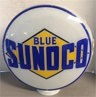 "SUNOCO BLUE" FUEL PUMP GLOBE