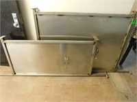 Pair stainless steel dividers  Large is 44: wide