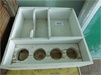 Small box with shelves   10-3/4" x 10-3/4" x 3"