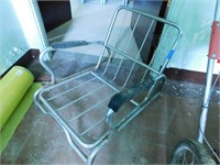 50's metal chair - needs pads and cleaning