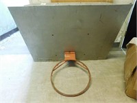 Basket ball hoop with Aluminum backboard  4" wide