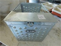 Wire locker basket from Northern State Hospital -