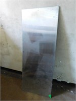 Stainless steel table top  74" long x 28.5" wide