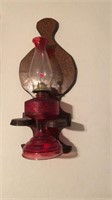 Oil lamp and holder