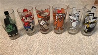 P.A.T. Ward Pepsi glasses Rocky and Bullwinkle
