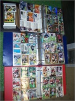 (3) Binders and one box of Topps 1999 football
