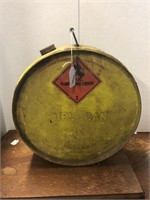 ROUND YELLOW JERRY CAN