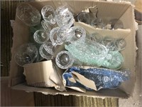 LARGE QTY OF ASSORTED CRYSTAL GLASSES
