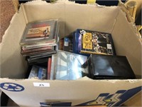 BOX OF MIXED BLUE-RAYS, DVD'S & CD'S