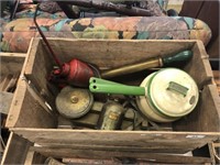 TIMBER CRATE & CONTENTS INCLUDING
