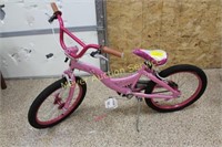 Pink 20" Schwinn kids bike, low tires