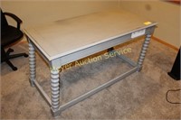 Gray Wooden Table