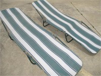 FOLDING PATIO CHASE CHAIRS