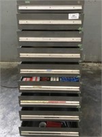9 Drawer Vidmar Cabinet and Contents-