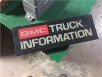 GMC TRUCK SIGN