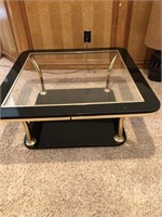 Square Coffee Table With Glass Top