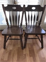 Lot Of Two Dining Room Chairs.