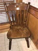 One dining room chair.