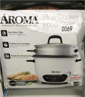 Aroma Rice Cooker & Steamer  4-14 cups