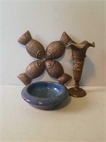 Beautiful Pottery and Metal Home Decor