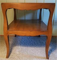Vintage Medium Toned Wood Side Table