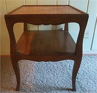Vintage Medium Toned Wood Side Table